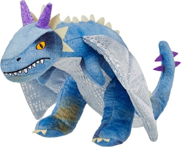 Frisco Mythical Mates Bluefoot the Blue Dragon Plush Squeaking Dog Toy, Medium slide 1 of 3