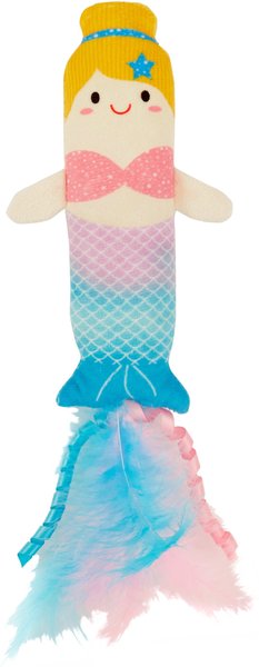 Frisco Mythical Mates Mermaid Crinkle Kicker Cat Toy with Catnip slide 1 of 3