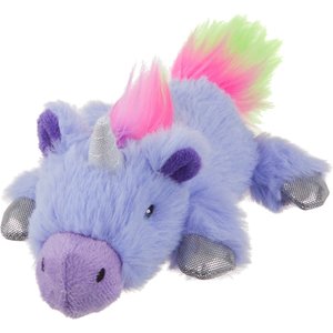 Frisco Mythical Mates Plush Squeaking Unicorn Dog Toy, Purple, Small