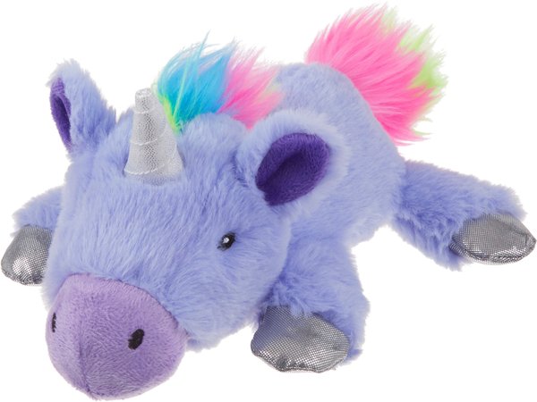 Frisco Mythical Mates Plush Squeaking Unicorn Dog Toy, Purple, Medium slide 1 of 3