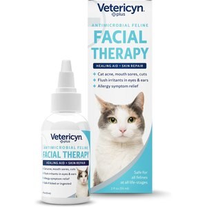 Vetericyn Plus Feline Antimicrobial Facial Therapy for Cats, 2-oz bottle