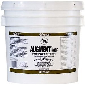 Adeptus Augment Hoof Nutrients Grain Flavor Powder Horse Supplement, 22-lb tub