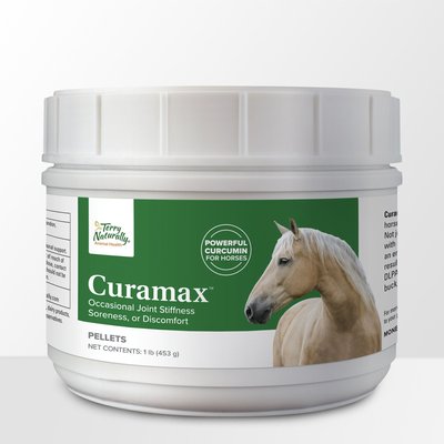 Terry Naturally Animal Health Curamax Powerful Curcumin Pellets Horse Supplement, 1-lb canister, slide 1 of 1