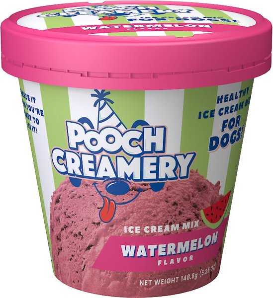 Pooch Creamery Watermelon Flavor Ice Cream Mix Dog Treat, 5.25-oz cup slide 1 of 1