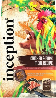 Inception Chicken & Pork Meal Recipe Dry Dog Food, slide 1 of 1