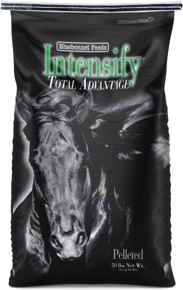 Bluebonnet Feeds Intensify Total Advantage Complete Low Starch Horse Feed, 50-lb bag slide 1 of 6