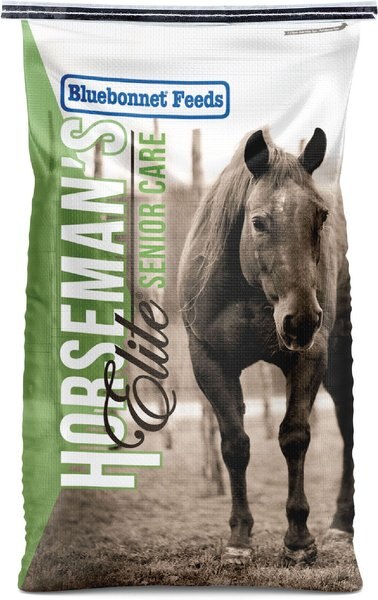 Bluebonnet Feeds Horsemans Elite Senior Care Soft Senior Horse Feed, 50-lb bag slide 1 of 2