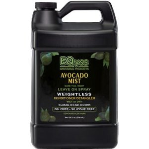 EQyss Grooming Products Avocado Mist Horse Conditioner & Detangler, 1-gal