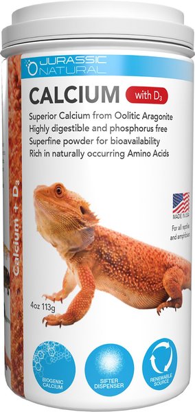 Pisces USA Calcium With D3 Reptile Supplement, 4-oz bottle slide 1 of 2