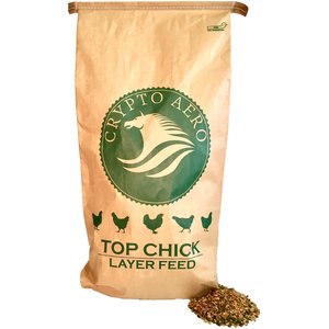 Crypto Aero Top Chick Layer Chicken Feed, 25-lb bag