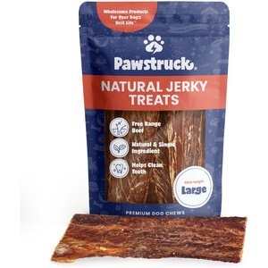 Pawstruck Joint Health Beef Jerky Dog Treats, 10-in, 15 count
