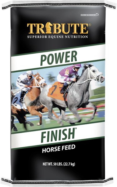 Tribute Equine Nutrition Power Finish High Fat Performance Horse Feed, 50-lb bag slide 1 of 3