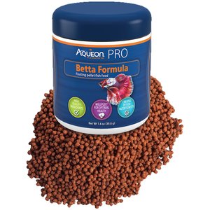 Aqueon PRO Betta Formula Fish Food, 1.4-oz jar