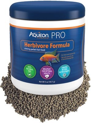 Aqueon PRO Herbivore Formula Fish Food, 5-oz jar, slide 1 of 1