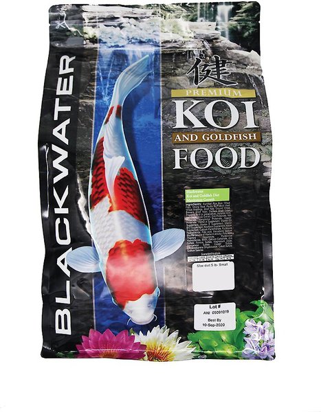 Blackwater Premium Koi & Goldfish Food Max Growth Small Pellet Fish Food, 5-lb bag slide 1 of 4