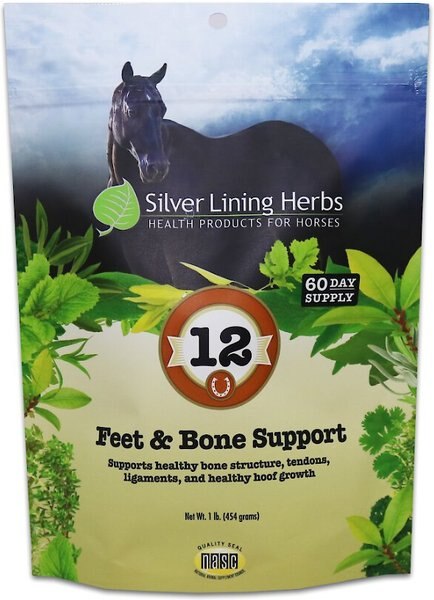 Silver Lining Herbs Feet & Bone Support Powder Horse Supplement, 1-lb bag slide 1 of 2
