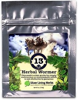 Silver Lining Herbs Herbal Horse Dewormer Supplement, 3-oz bag slide 1 of 1