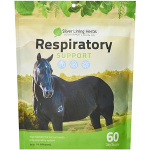 Silver Lining Herbs Respiratory Support Powder Horse Supplement, 1-lb bag