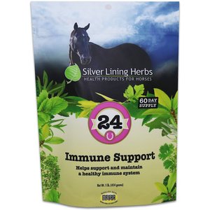 Silver Lining Herbs Immune Support Powder Horse Supplement, 1-lb bag