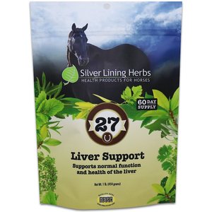 Silver Lining Herbs Liver Support Powder Horse Supplement, 1-lb bag