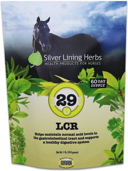 Silver Lining Herbs LCR Digestive Health Powder Horse Supplement, 1-lb bag slide 1 of 2