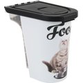 Paw Prints Real Meow Pet Food Storage Container, 7-lb