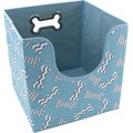 Paw Prints Bone Play Collapsible Pet Storage Bin