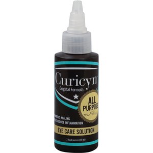 Curicyn All-Purpose Dog, Cat, Bird & Horse Eye Care Solution, 2-oz bottle