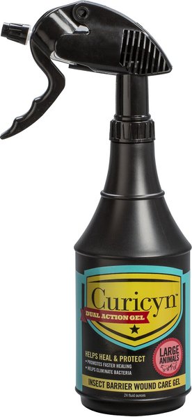 Curicyn Dual Action Gel Insect Barrier Horse Wound Care Gel, 24-oz bottle slide 1 of 1