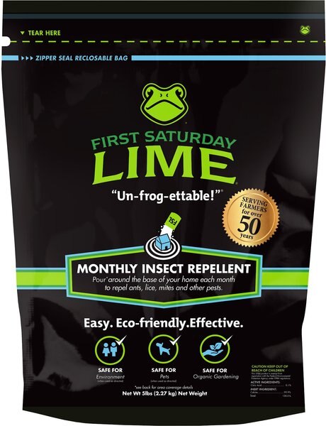 First Saturday Lime Monthly Pet Insect Repellent, 5-lb bag slide 1 of 9