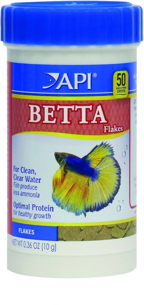 API Betta Flakes Fish Food, 0.36-oz bottle slide 1 of 6
