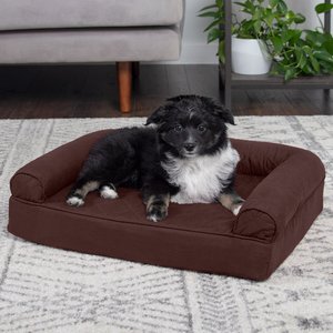 FurHaven Quilted Orthopedic Bolster Cat & Dog Bed