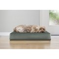 FurHaven Snuggle Deluxe Orthopedic Pillow Cat & Dog Bed w/Removable Cover, Forest, Small