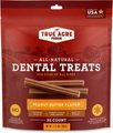 True Acre Foods , All-Natural Dental Chew Sticks, Peanut Butter Flavor, 32 count