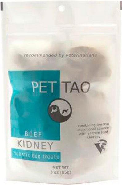 PET TAO Beef Kidney Freeze-Dried Dog Treats, 3-oz bag slide 1 of 2