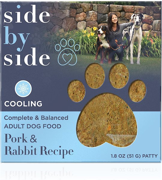 Side By Side Harvest Complete & Balanced Pork & Rabbit Recipe Freeze-Dried Adult Dog Food, 1.8-oz single serve patty slide 1 of 3