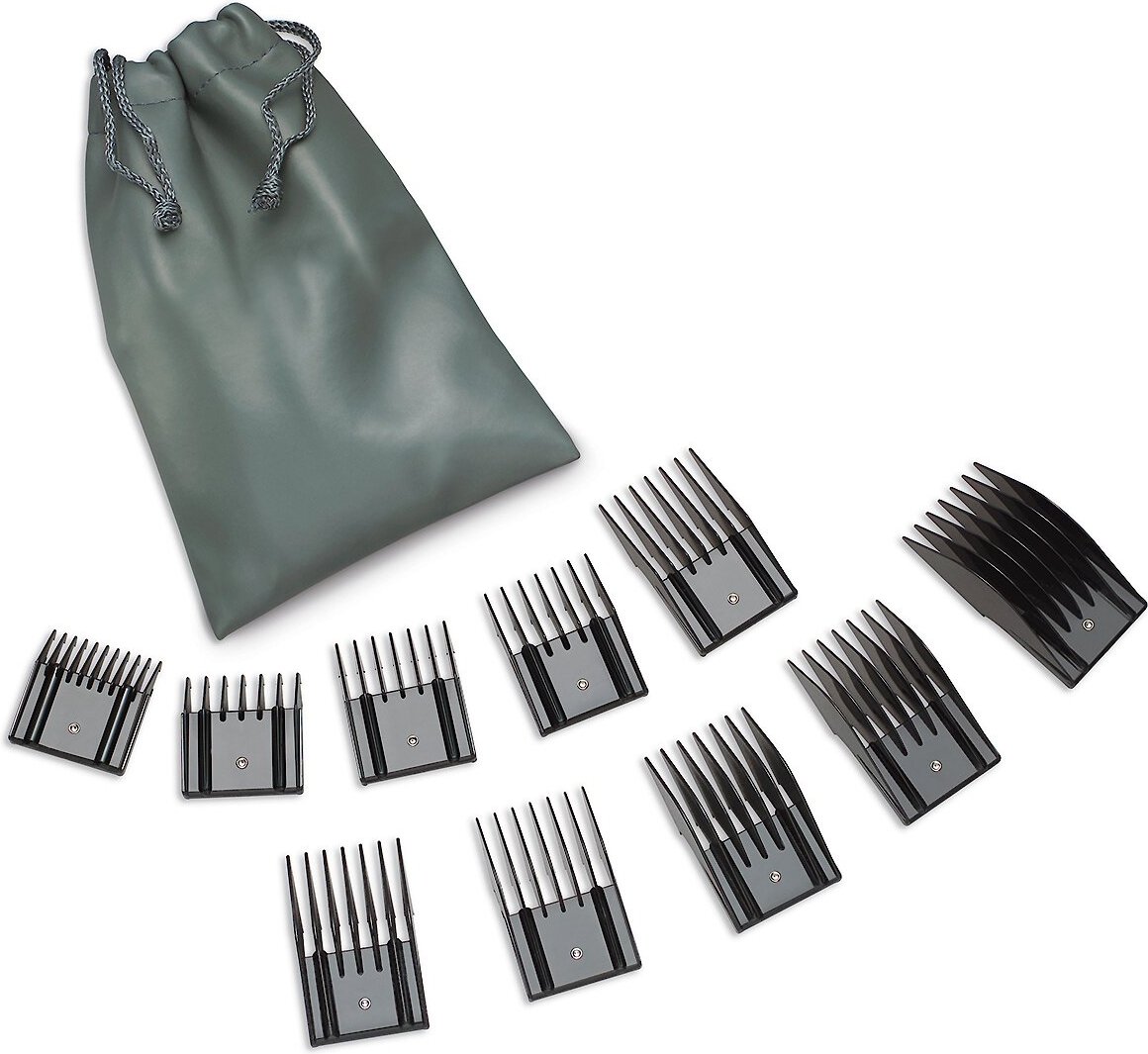 oster stainless steel 10 piece metal guide combs