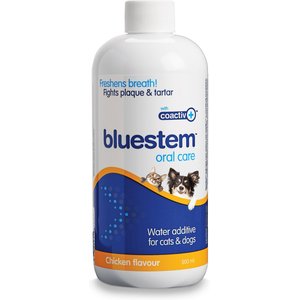 Bluestem Oral Care Chicken Flavored Dog & Cat Dental Water Additive, 17-oz bottle