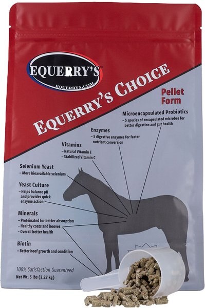 Equerry's Choice Digestive Health & Nutritional Pellets Horse Supplement, 5-lb bag slide 1 of 1