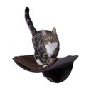 TRIXIE Bed Wall Mounted Cat Shelf, Espresso-Brown