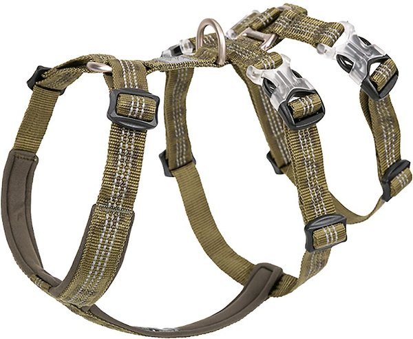 Chai's Choice Double H Trail Runner Polyester Reflective No Pull Dog Harness, Army Green, Medium: 20 to 24-in chest slide 1 of 4
