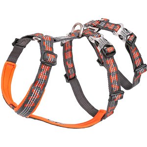 Chai's Choice Double H Trail Runner Polyester Reflective No Pull Dog Harness, Orange, X-Large: 31 to 39-in chest