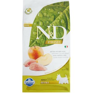 Farmina N&D Prime Boar & Apple Recipe Adult Mini Dry Dog Food, 15.4-lb bag