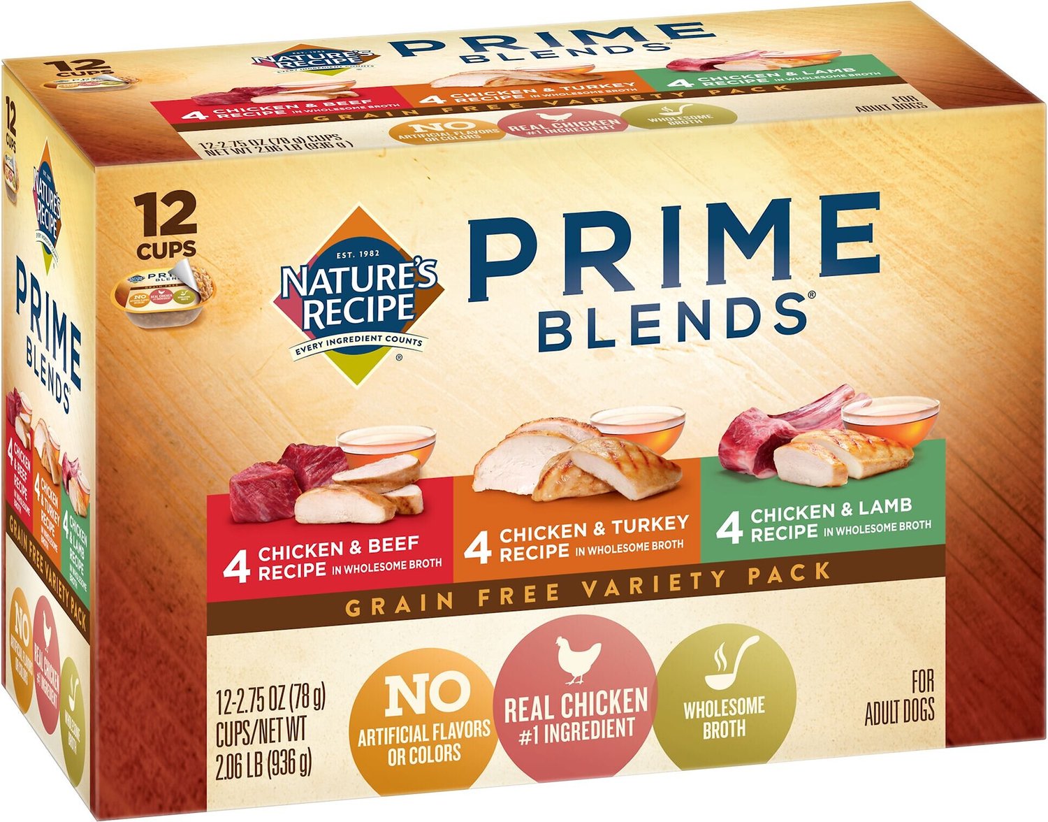 NATURE'S RECIPE Prime Blends Variety Pack Wet Dog Food, 2 ...