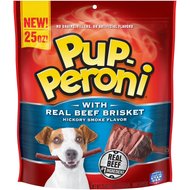 Pup-Peroni Real Beef Brisket Hickory Smoke Flavor Dog Treats, 25-oz bag