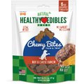 Nylabone Natural Healthy Edibles Beef & Cheese Flavor Bites Grain-Free Dog Treats, 6-oz bag