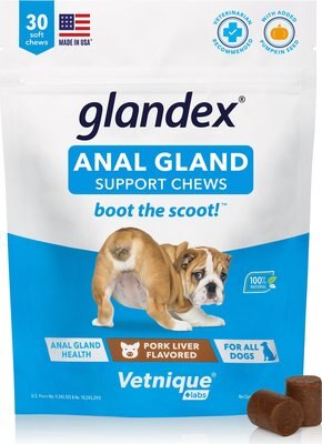 Vetnique Labs Glandex Pork Liver Flavored Soft Chew Digestive & Anal Gland Supplement for Dogs, slide 1 of 1