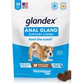 Vetnique Labs Glandex Pork Liver Flavored Soft Chew Digestive & Anal Gland Supplement for Dogs, 30 count