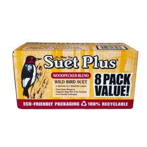 St. Albans Bay Suet Plus Woodpecker Suet Wild Bird Food, case of 8