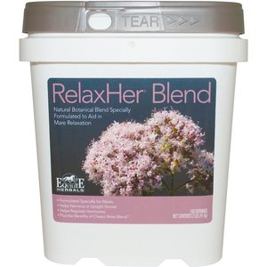 Equilite Herbals RelaxHer Blend Calming Powder Horse Supplement, 2-lb tub